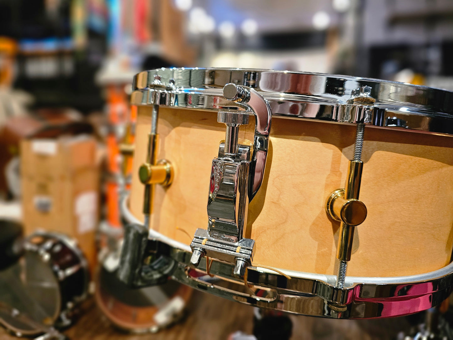 Canopus MO-1455 The Maple 14x5.5 snare drum