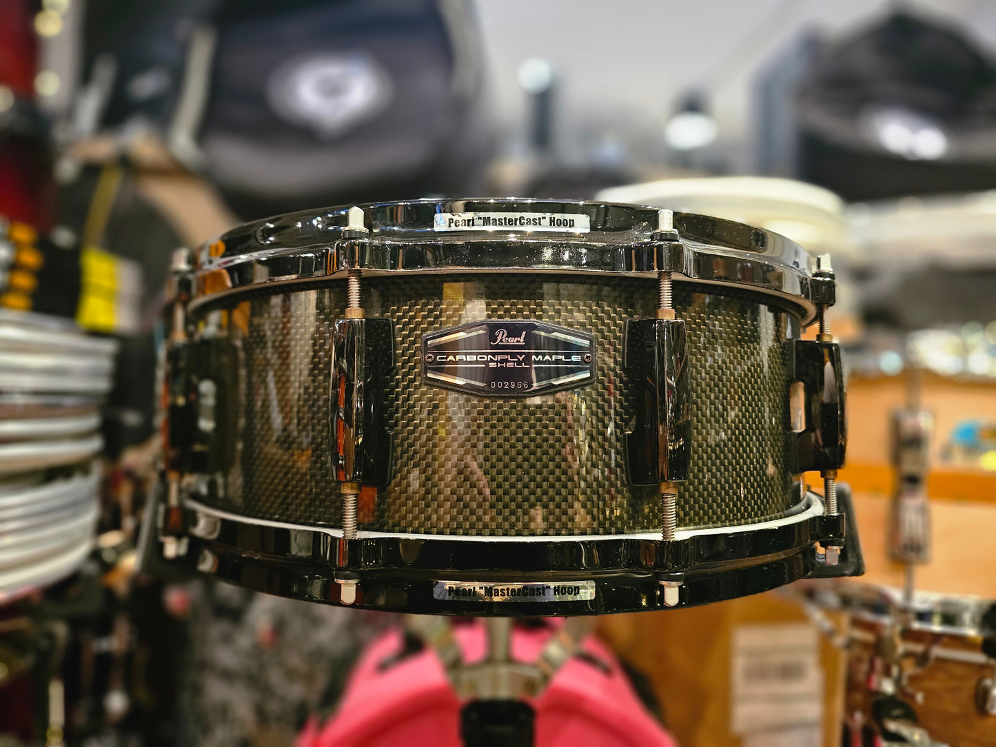 Pearl Carbonply Maple shell 14x5.5 snare drum