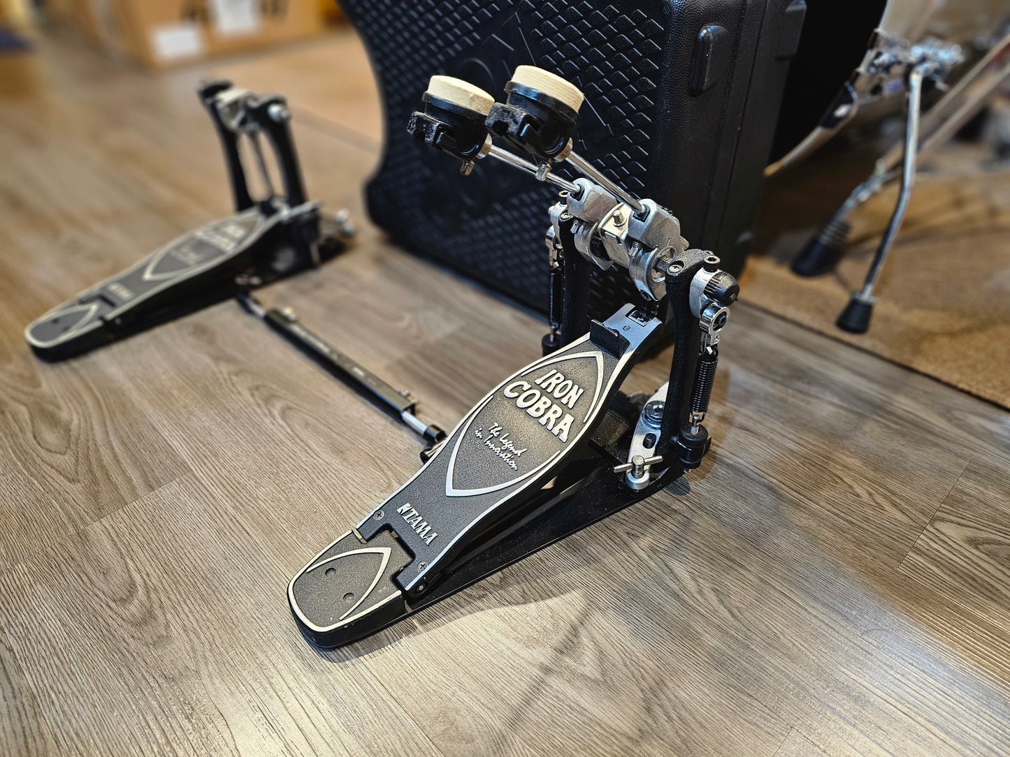 Tama Iron cobra P900 power glide double pedal w/ case