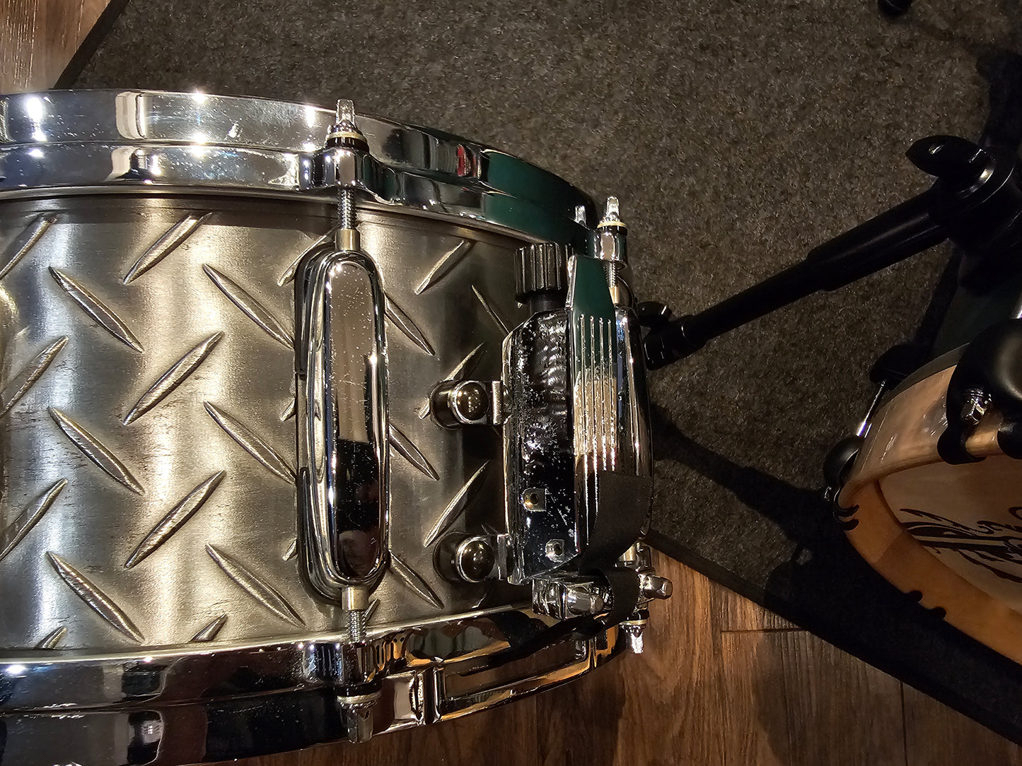 Tama Lars Ulrich signature 3mm steel shell made in Japan 14"x6.5" snare drum