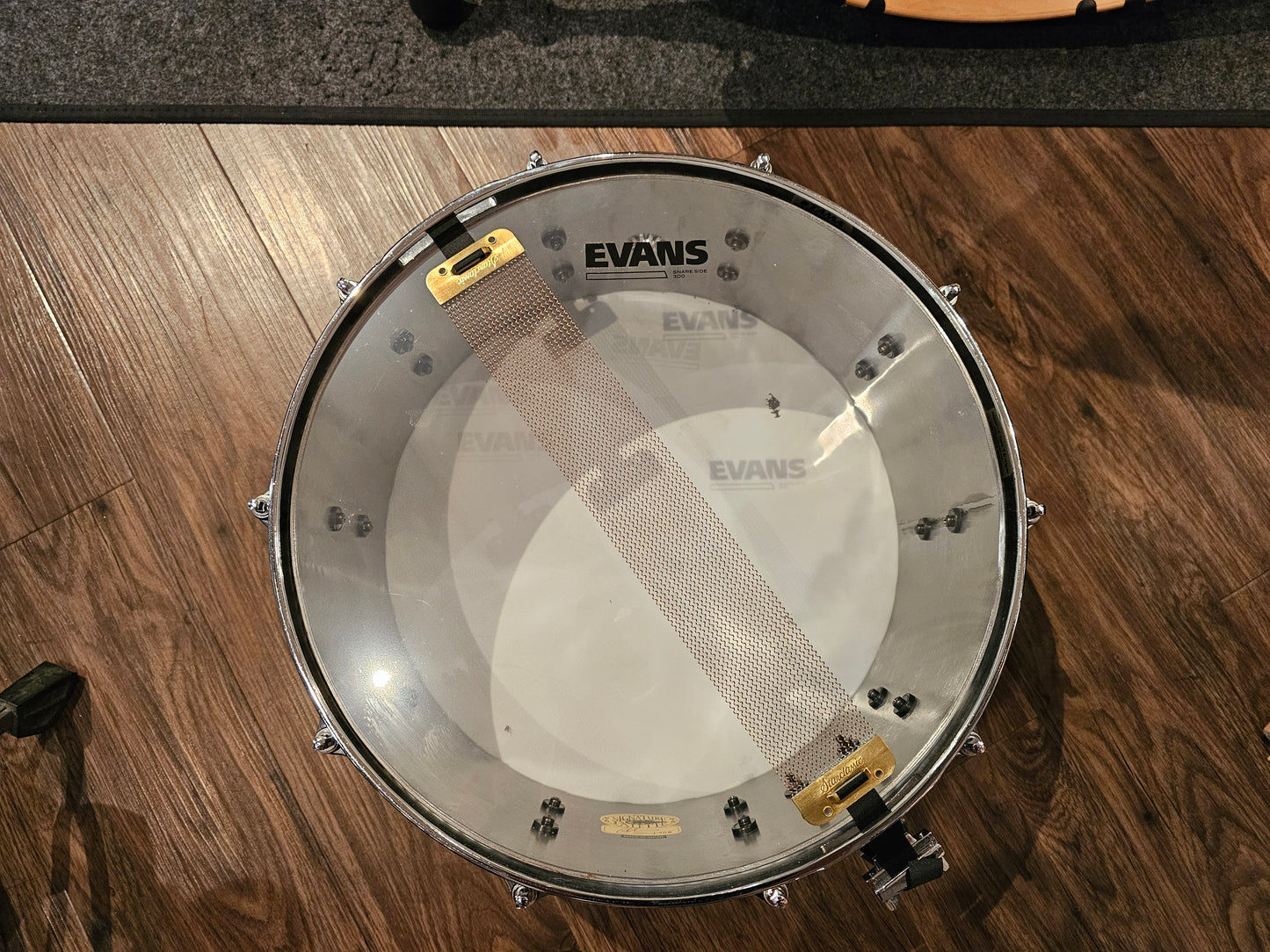 Tama Lars Ulrich signature 3mm steel shell made in Japan 14"x6.5" snare drum