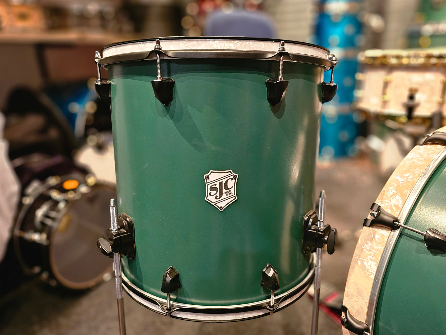 SJC Custom Maple shell 3 pieces drums set