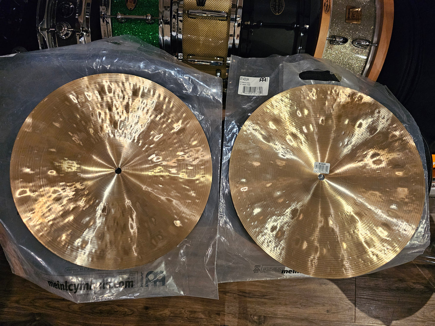 Meinl Byzance extra dry Dual hihats 14"