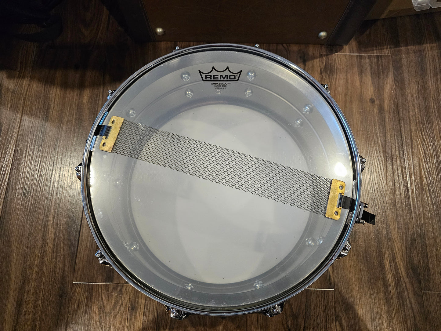 Ludwig LB417 Black beauty brass shell 14x6.5 snare drum