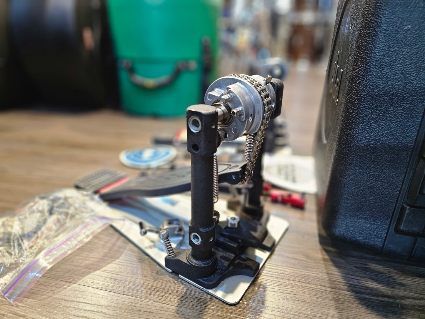 Dw 9002 double pedal w/ hardcase