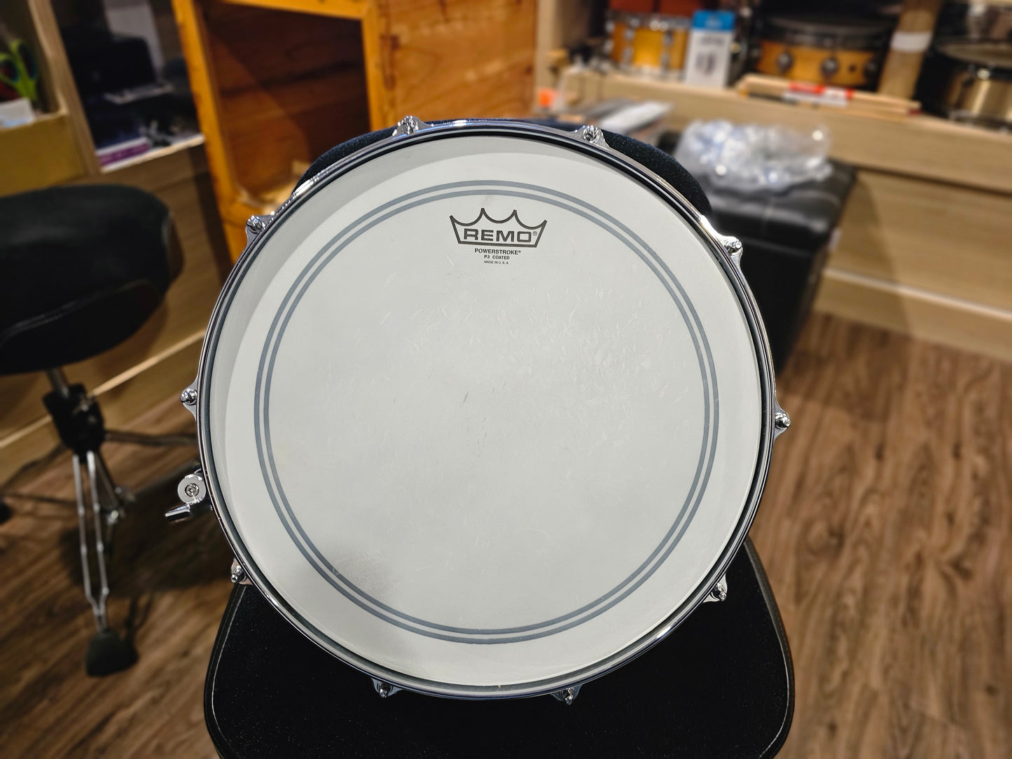 Yamaha Recording custom aluminum 14x5.5 snare drum