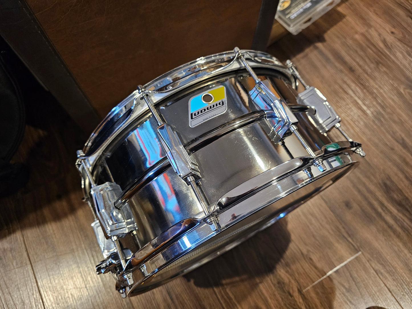 Ludwig LB417 Black beauty brass shell 14x6.5 snare drum