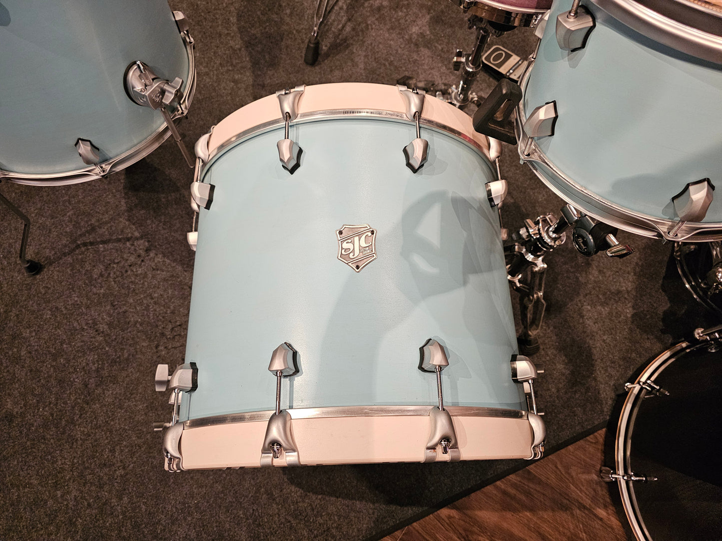 SJC custom Maple shell 3 pcs drums set