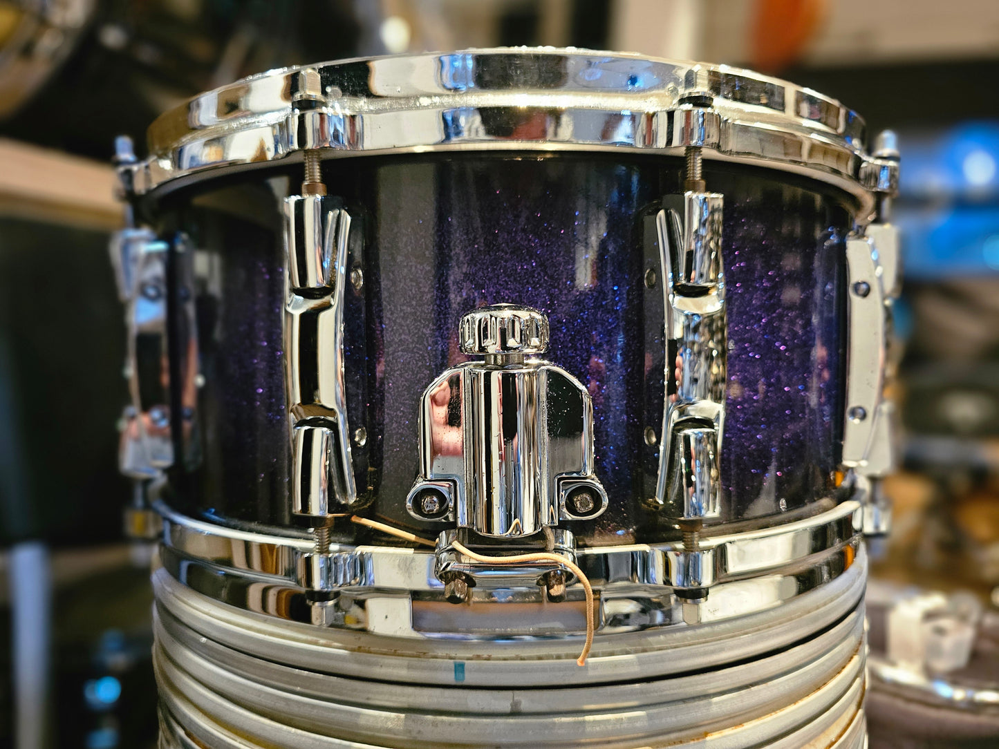 Pearl Reference 20-ply Maple/Birch Purple craze 14x6.5 snare drum