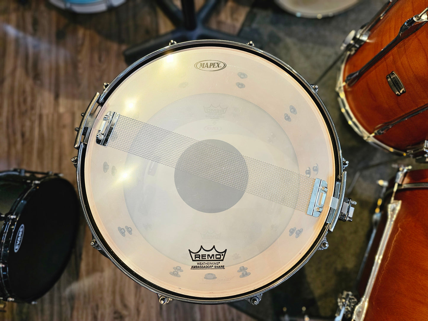 Mapex Orion series all Maple Wine burst 14x6.5 snare drum