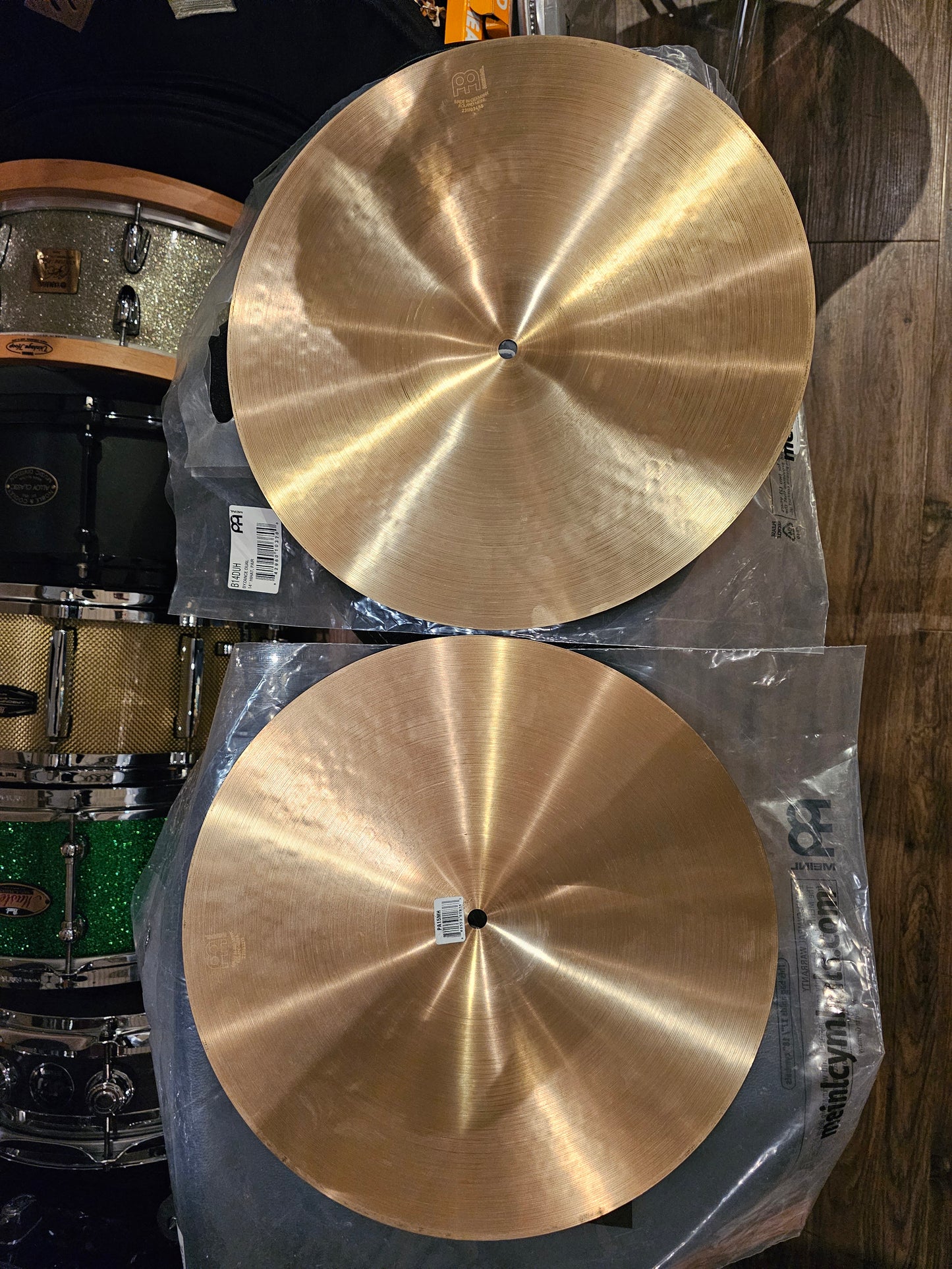 Meinl Pure alloy medium hihats 15"
