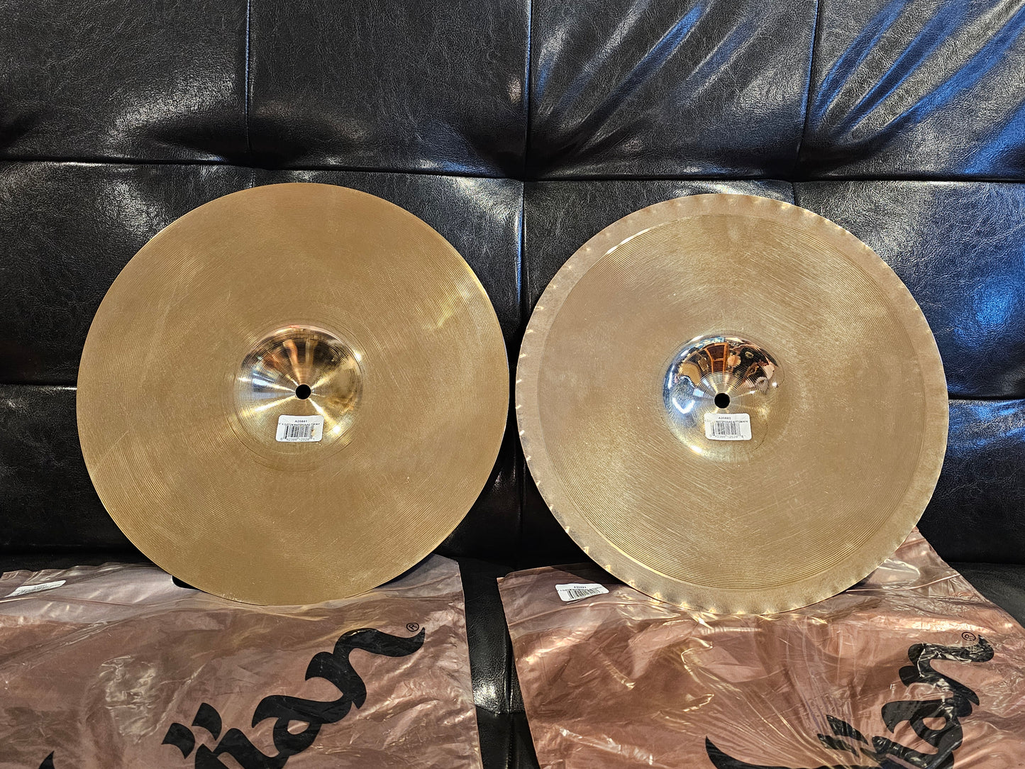 Zildjian A custom Mastersound 14" hihats
