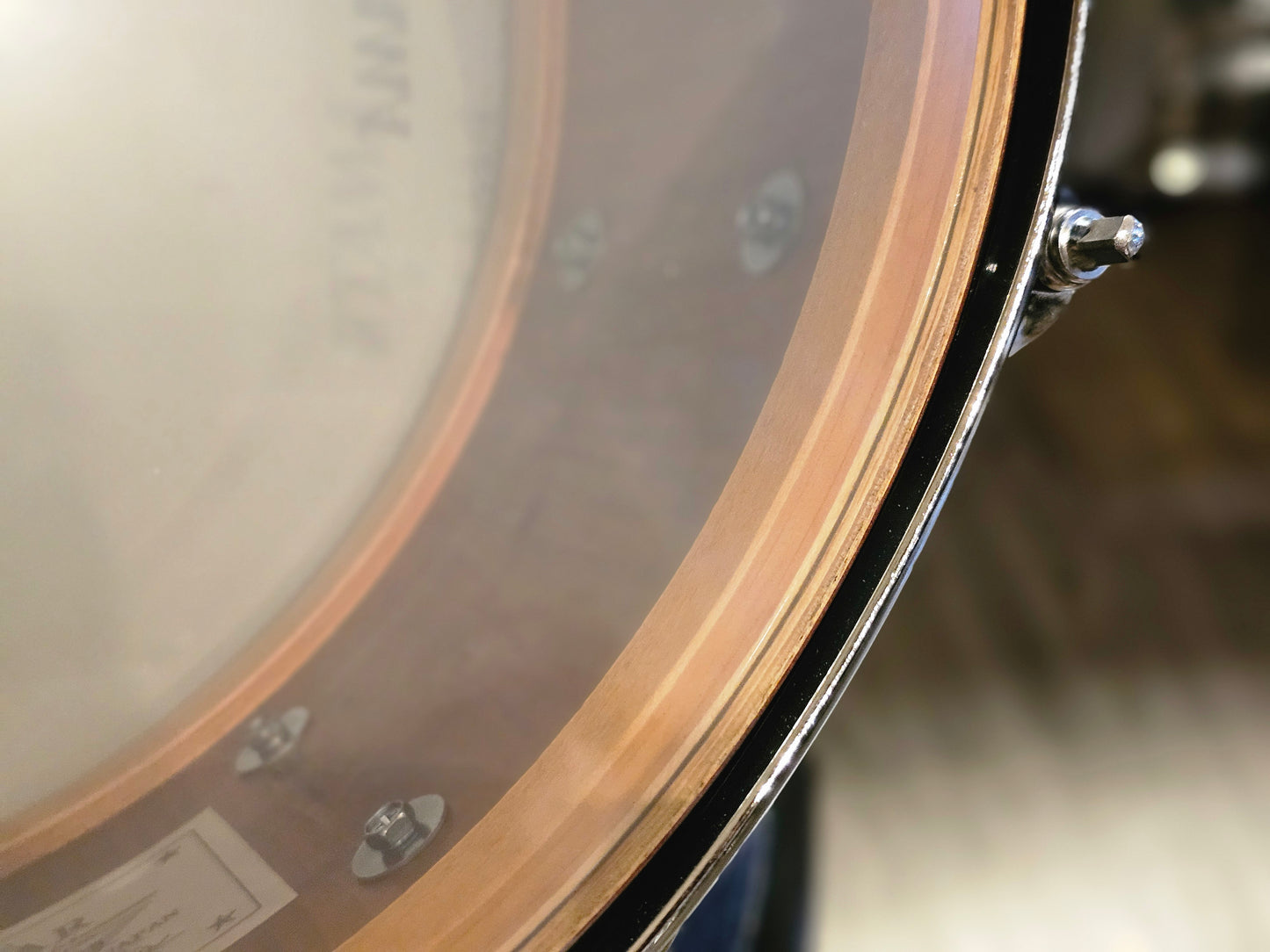 Tama Star Reserve Bubinga/Walnut w/Maple-rings 14x6.5 snare drum