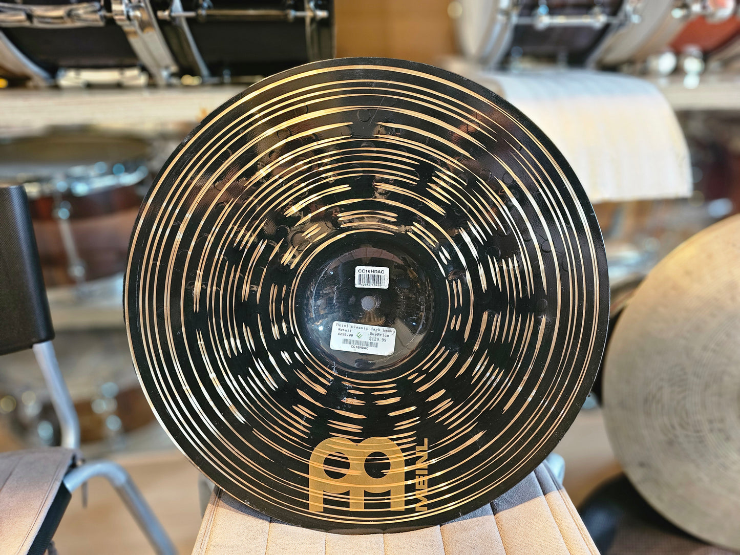 Meinl Classics custom dark heavy 16" crash