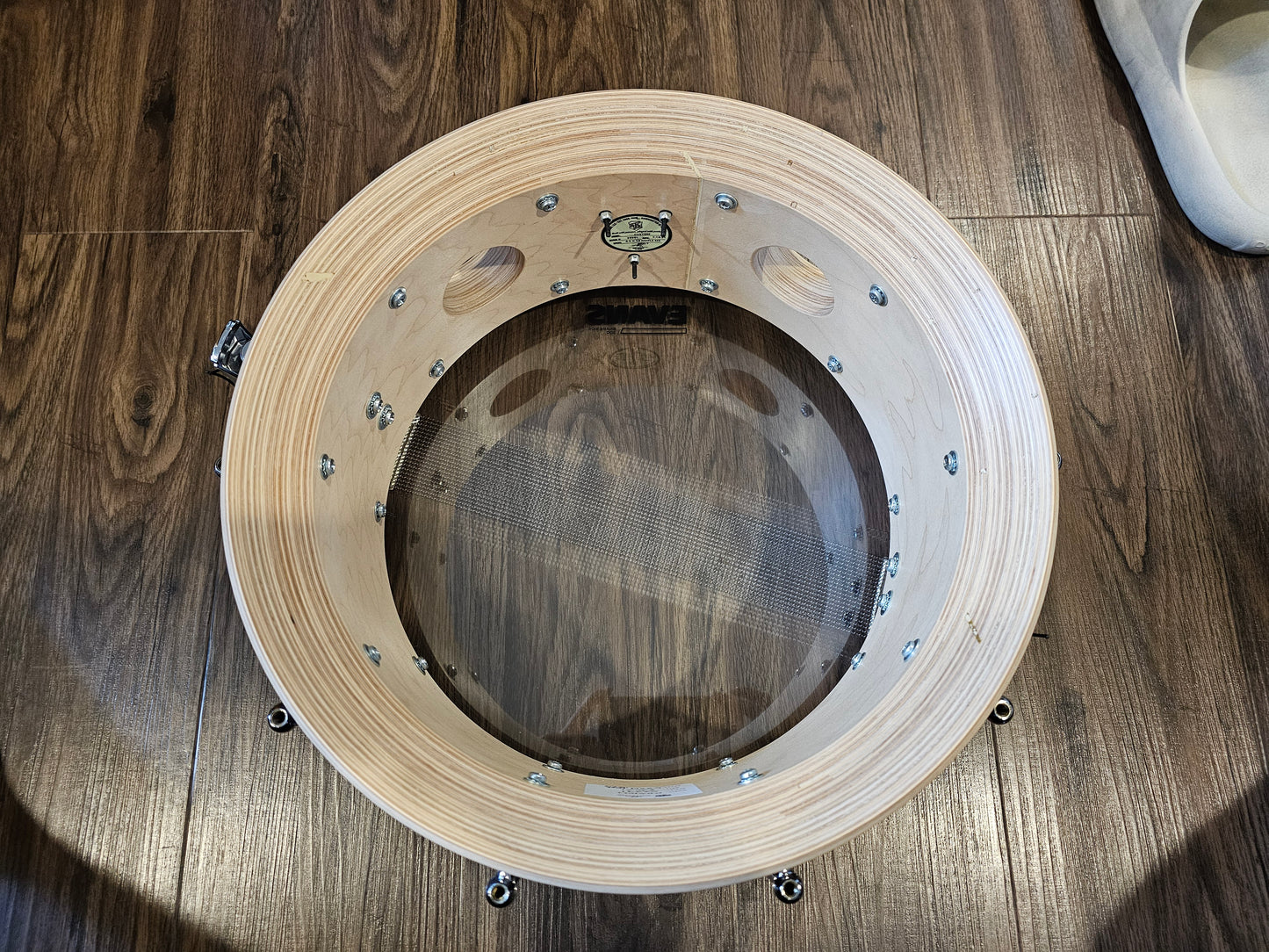SJC custom 48-ply Maple shell 14x6.5 snare drum