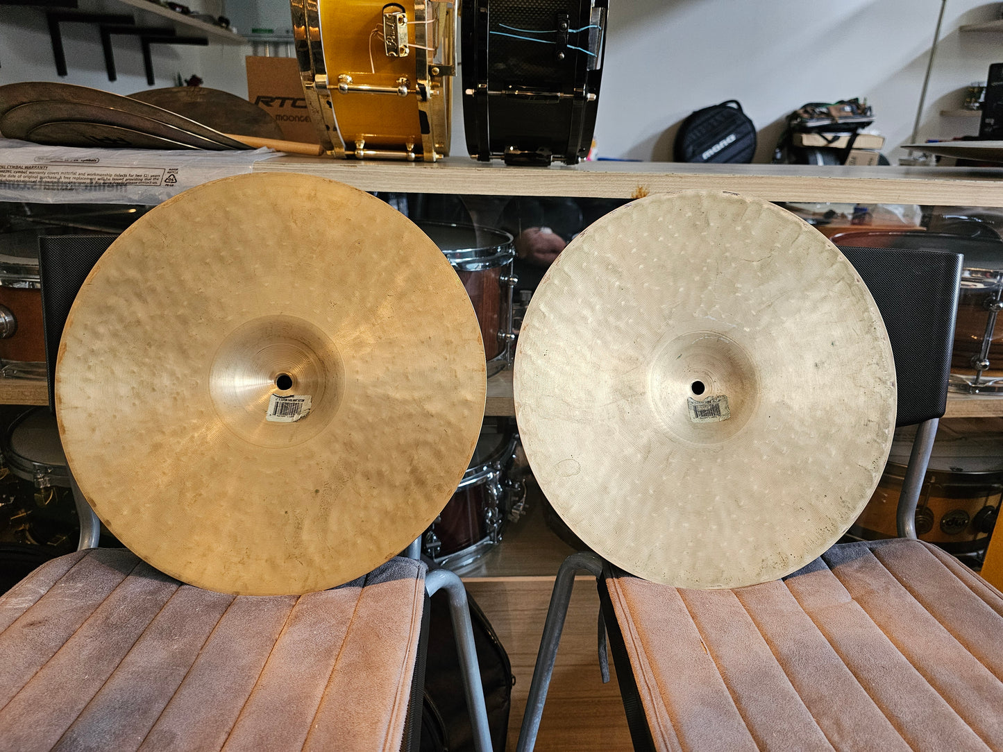 Zildjian K custom dark hihats 14"