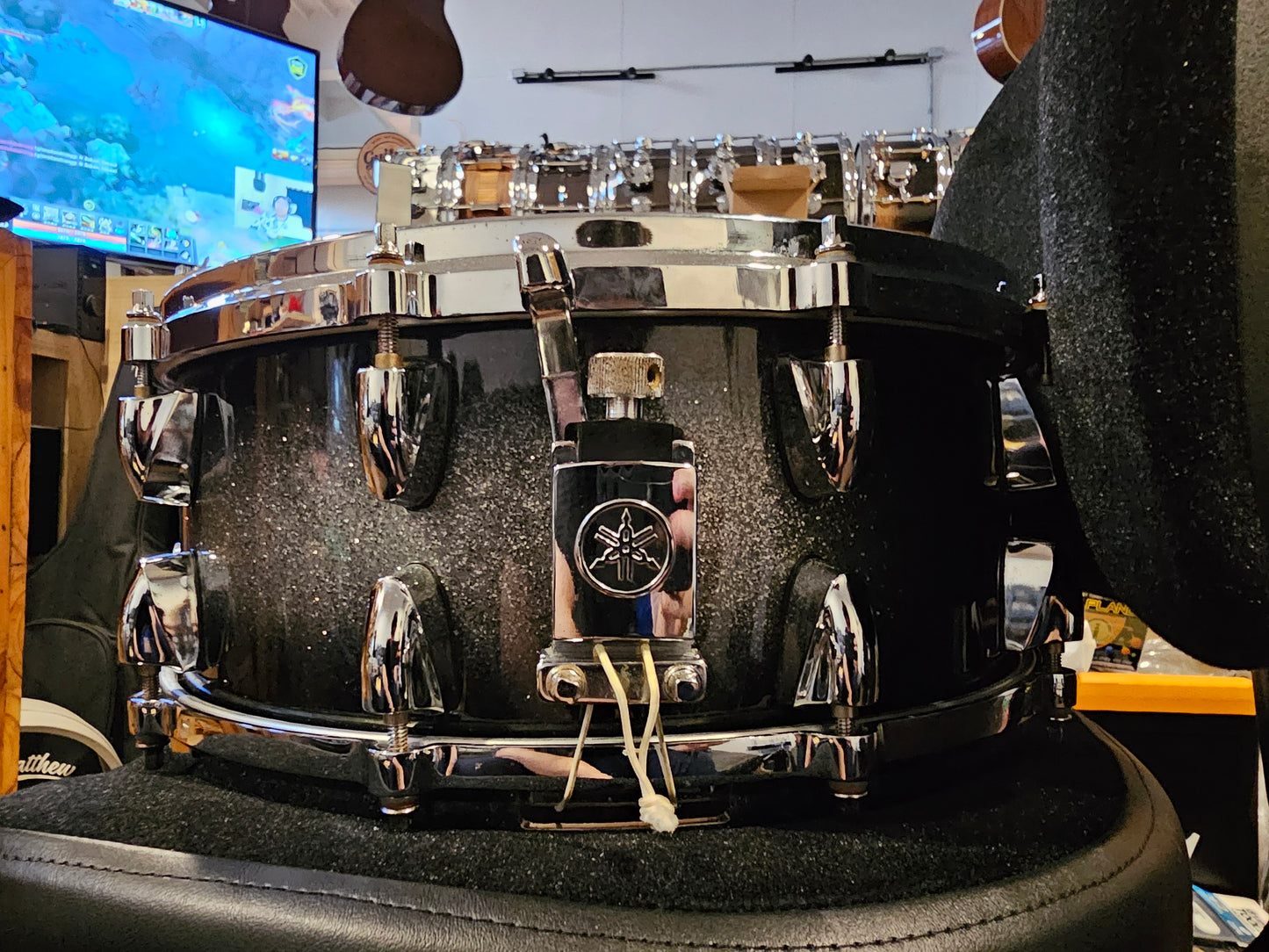 Yamaha Birch custom absolute MIJ 14x6 snare drum