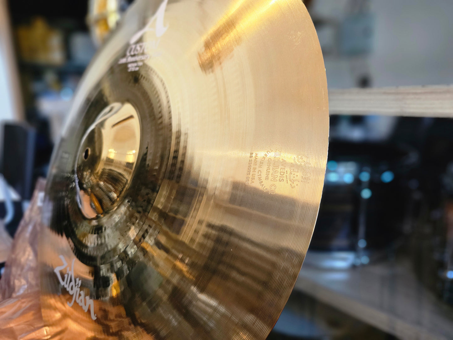 Zildjian A custom 20th anniversary medium thin ride 21"