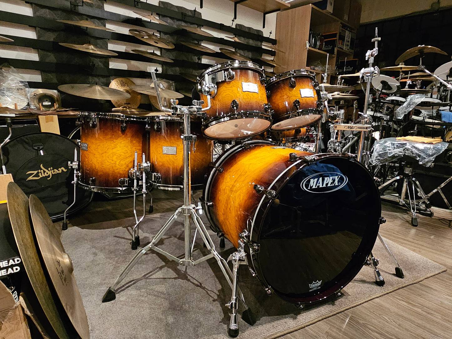 Mapex Orion series Butter burst 6-pieces drums set