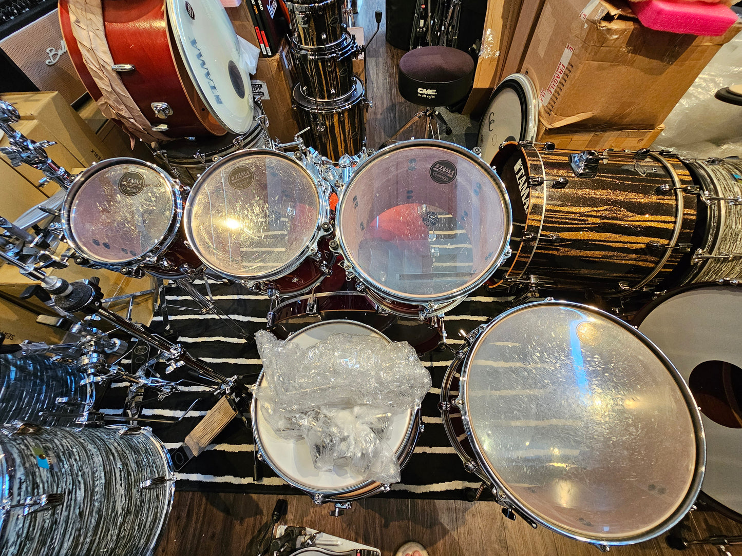 Tama Starclassic B/B Dark cherry fade 5 pcs. drums set