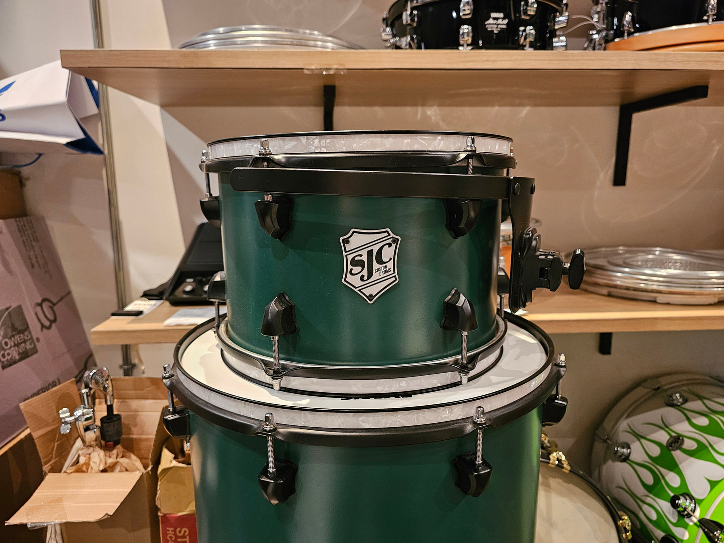 SJC Custom Maple shell 3 pieces drums set