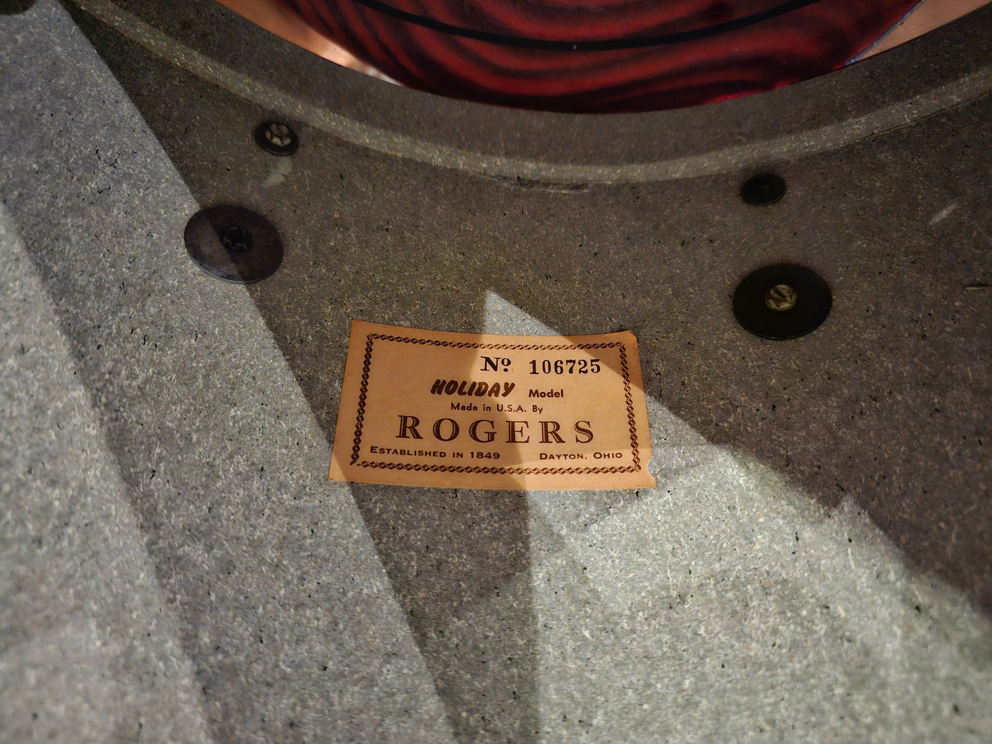 Rogers Holiday vintage 1968 WMP 3 pieces drums set