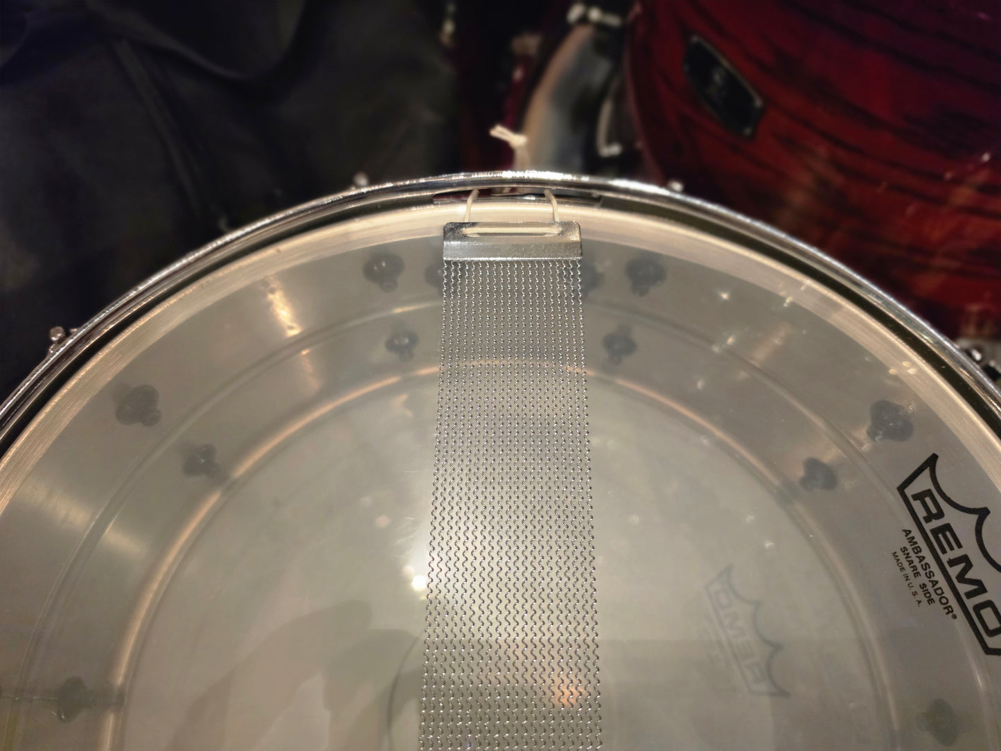 Yamaha Recording custom stainless steel 14x5.5 snare drum