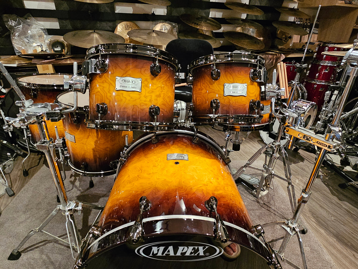Mapex Orion series Butter burst 6-pieces drums set