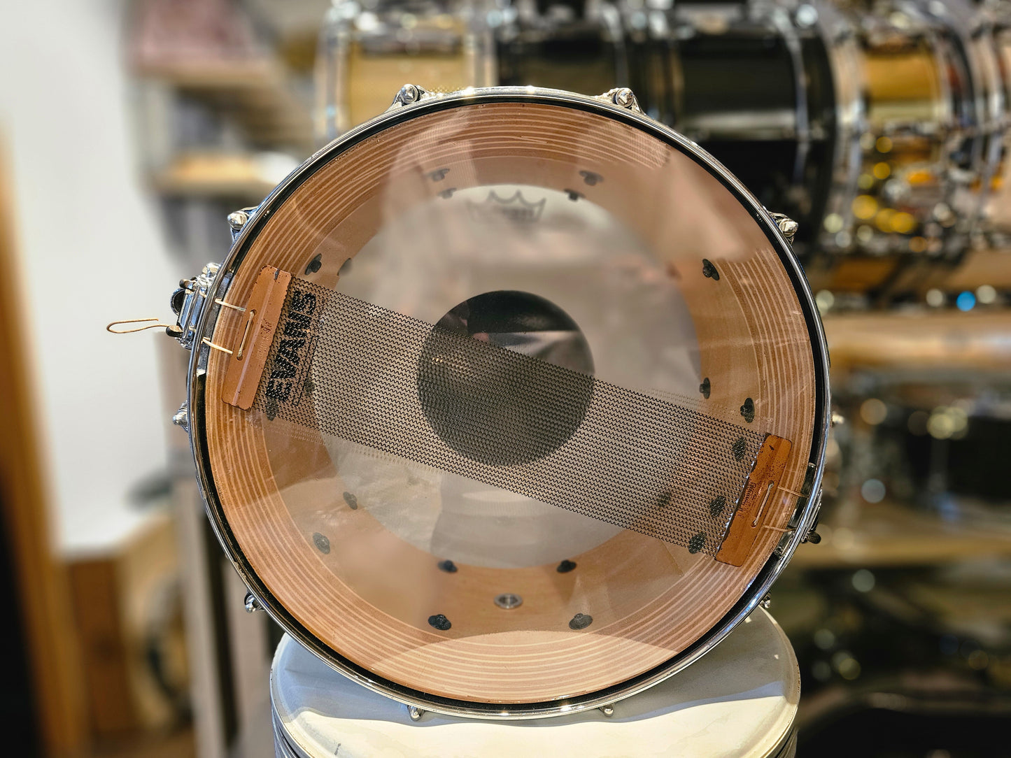 Pearl Reference 20-ply Maple/Birch Purple craze 14x6.5 snare drum