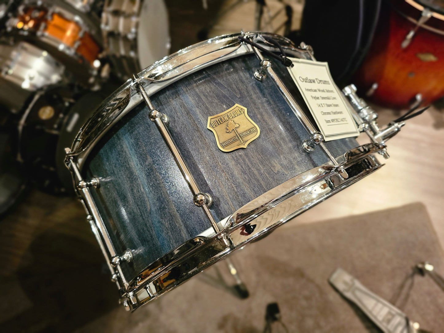 Outlaw Drum stave Poplar 14x6.5 snare drum