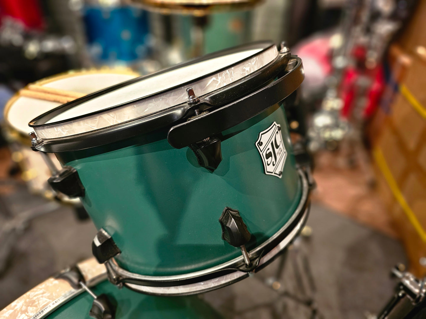 SJC Custom Maple shell 3 pieces drums set