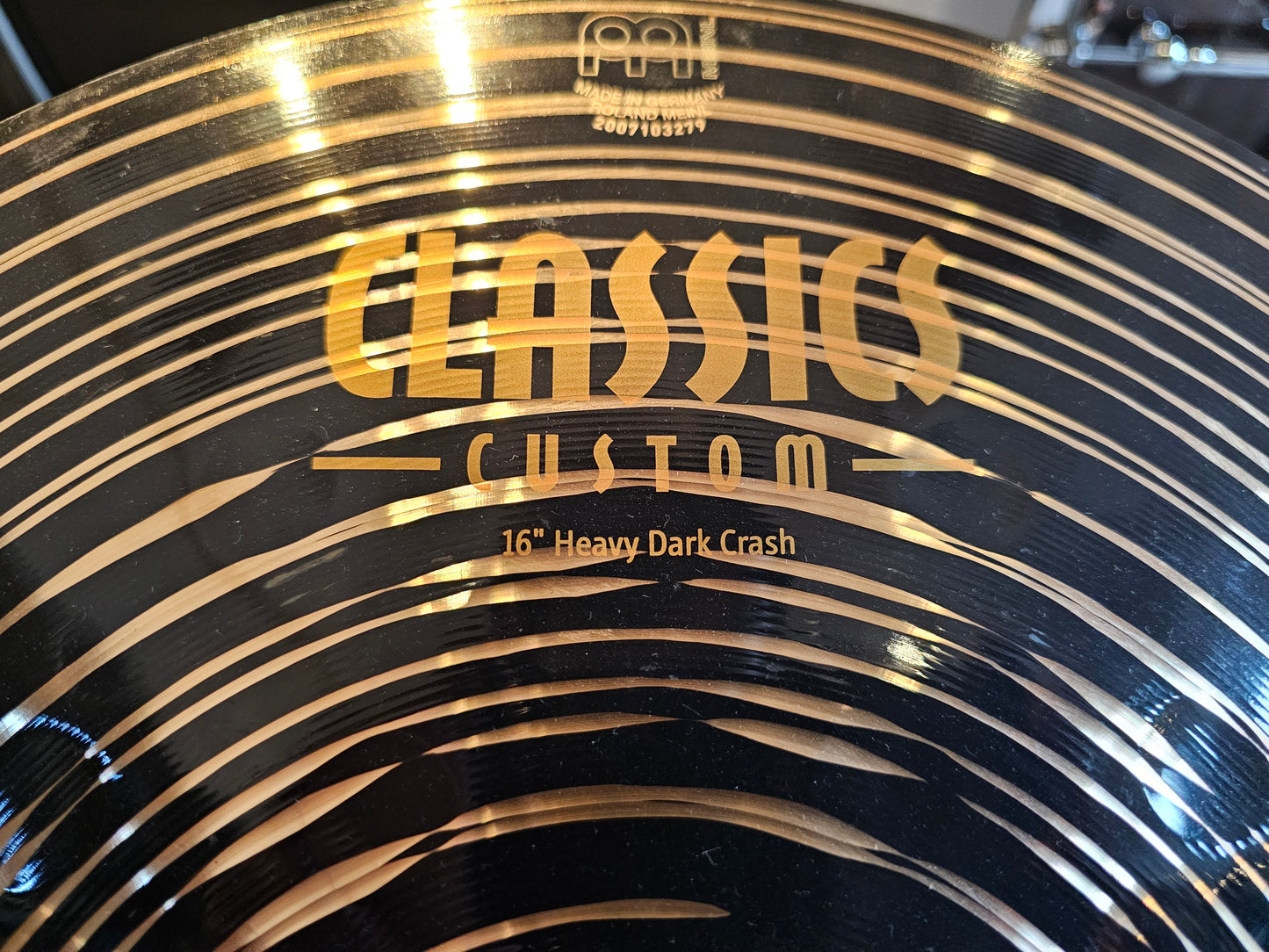 Meinl Classics custom dark heavy 16" crash