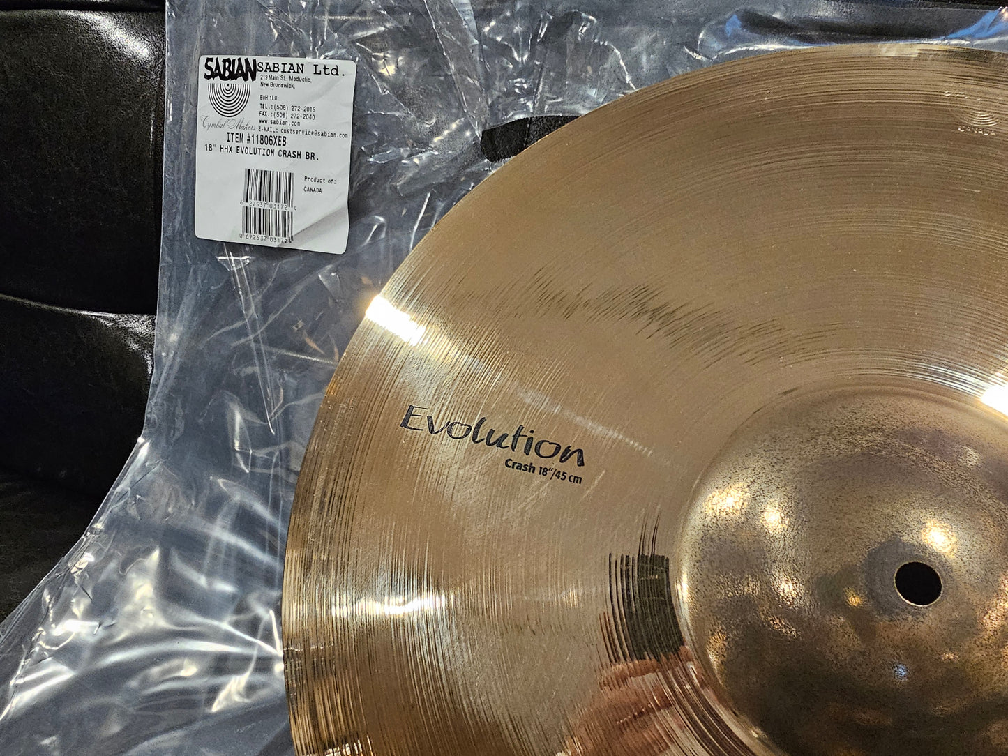 Sabian HHX evolution crash 18"