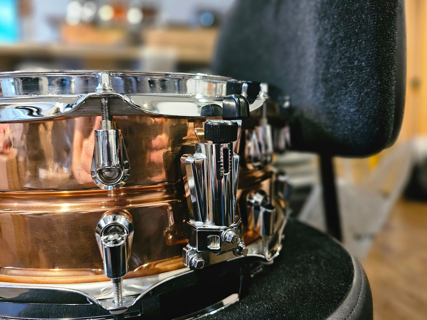 Yamaha SD-6455 Copper nouveau MIJ 14x5.5 snare drum