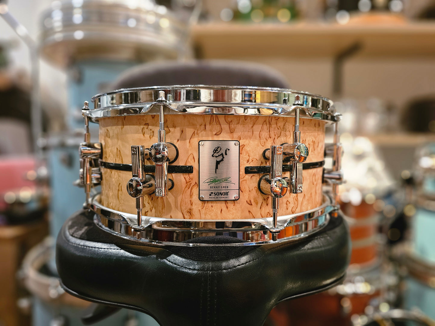 Sonor Benny Greb sig. Beech 13x5.75 snare drum