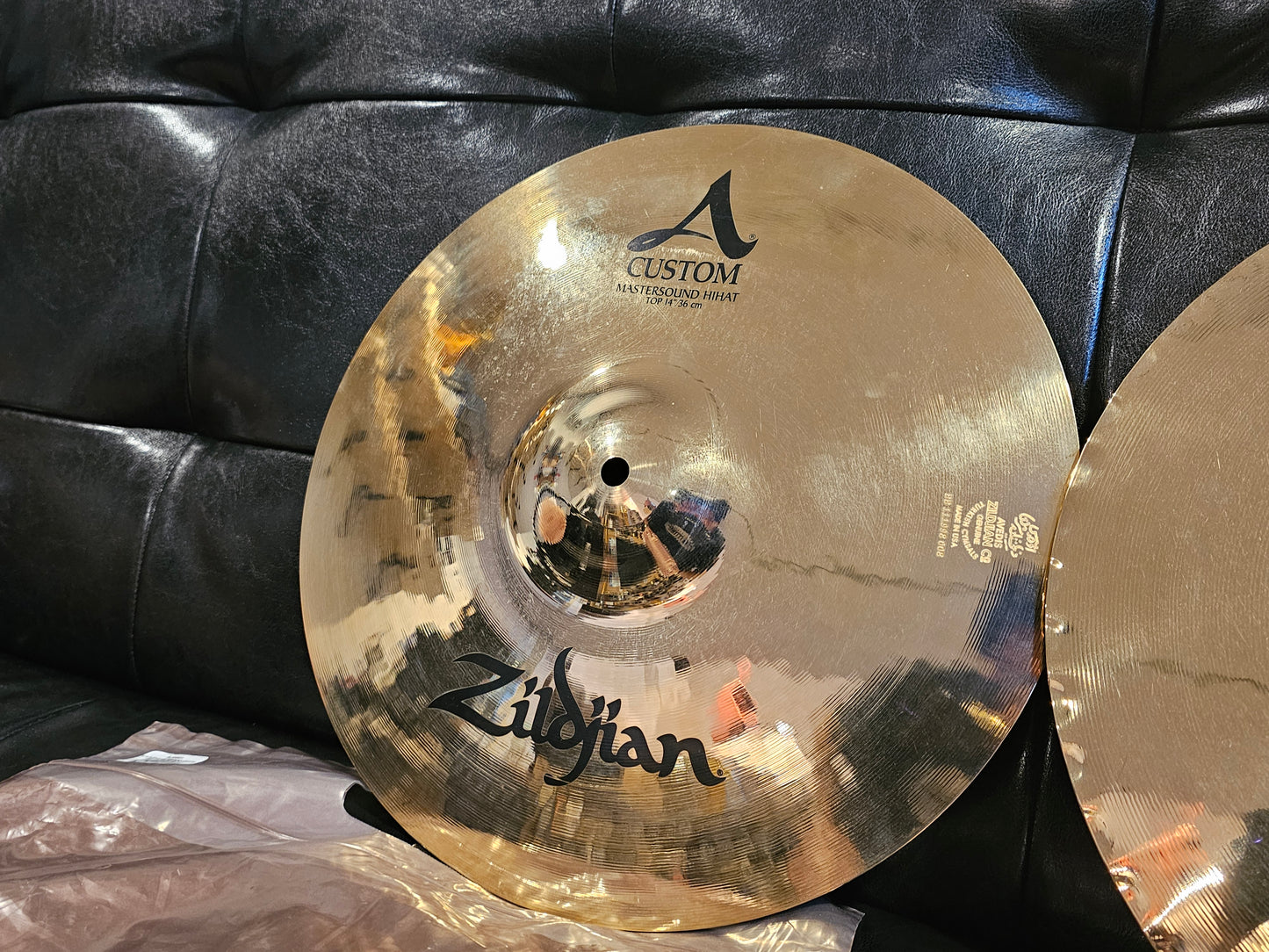 Zildjian A custom Mastersound 14" hihats