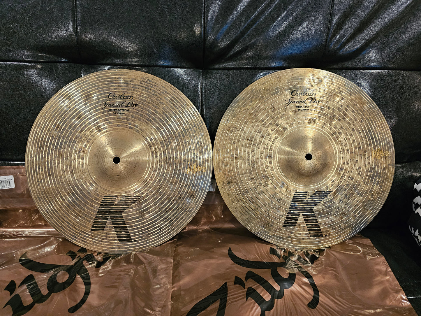 Zildjian K custom special dry hihats 14"
