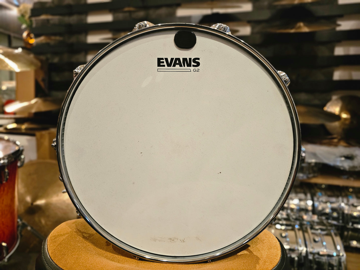 Ludwig LB417 Black beauty brass shell 14x6.5 snare drum