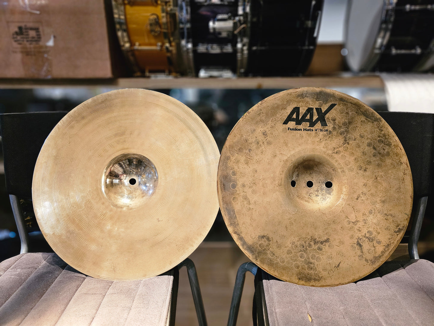 Sabian AAX fusion hihats 14"