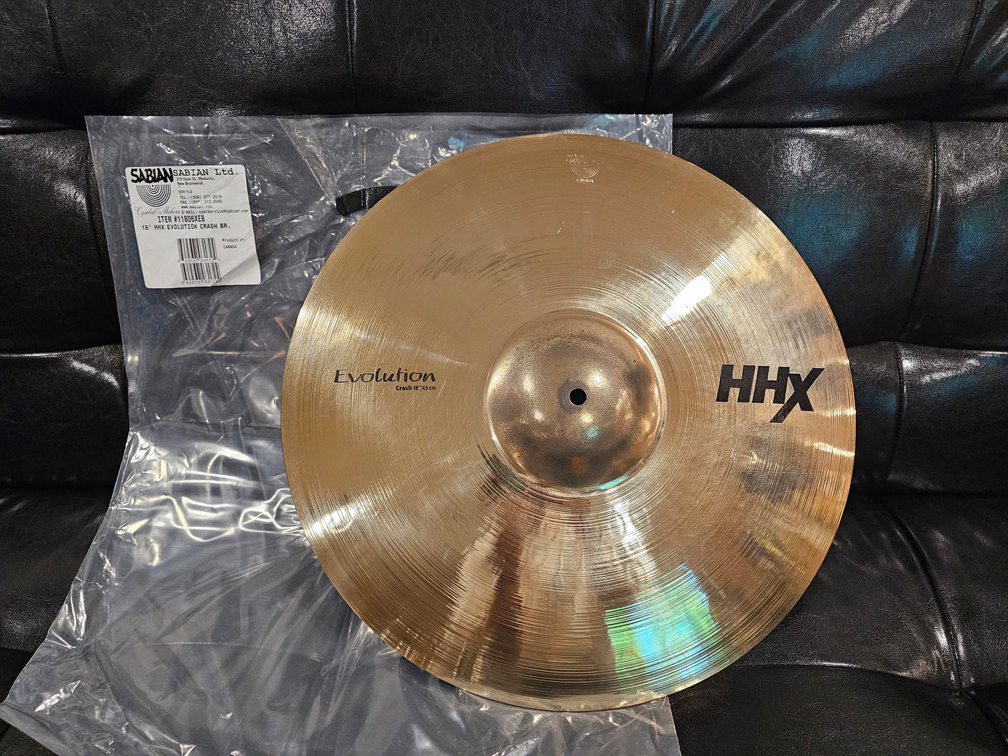 Sabian HHX evolution crash 18"