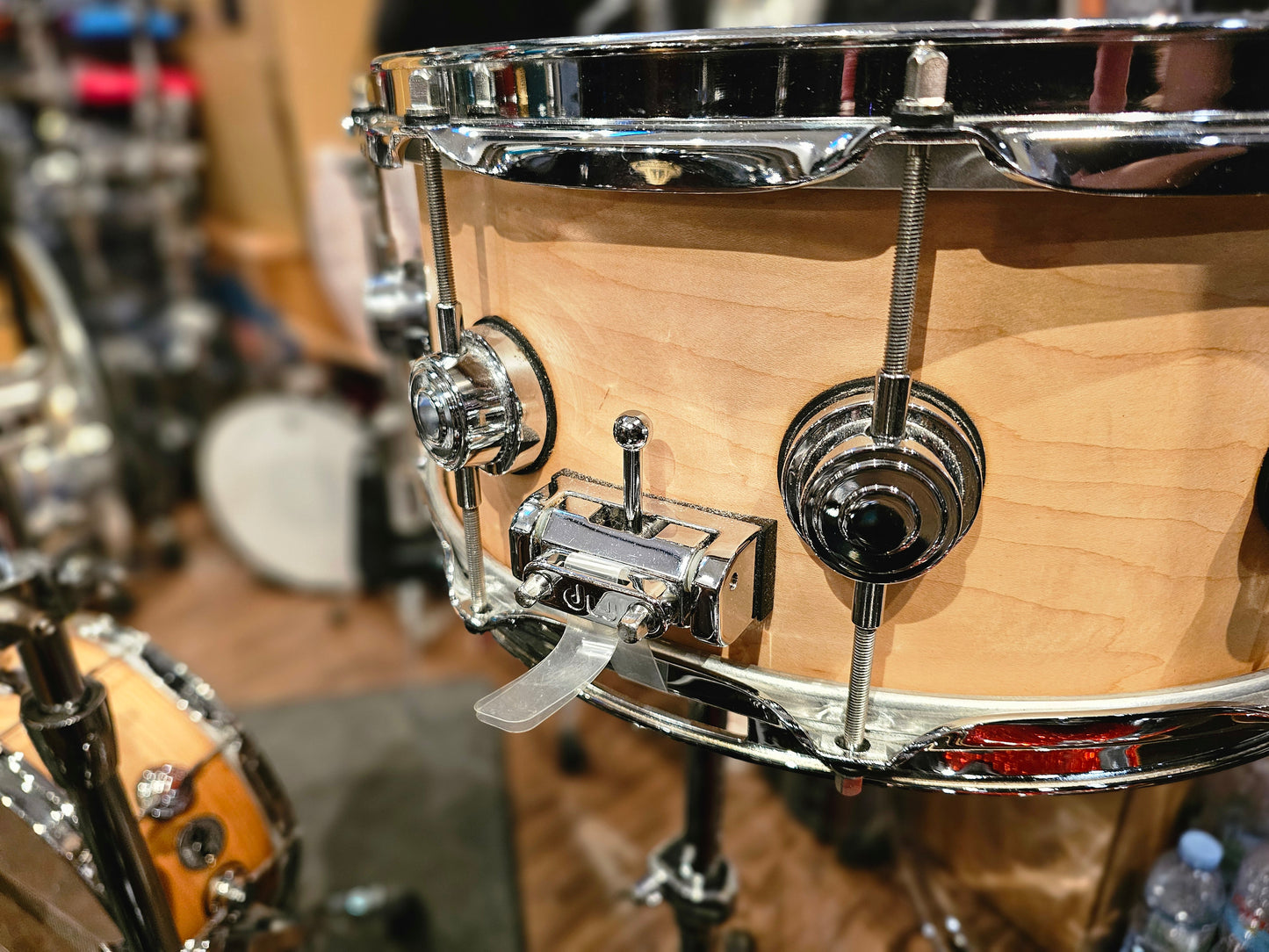 DW Collectors standard Maple Natural satin 14x6 snare drum