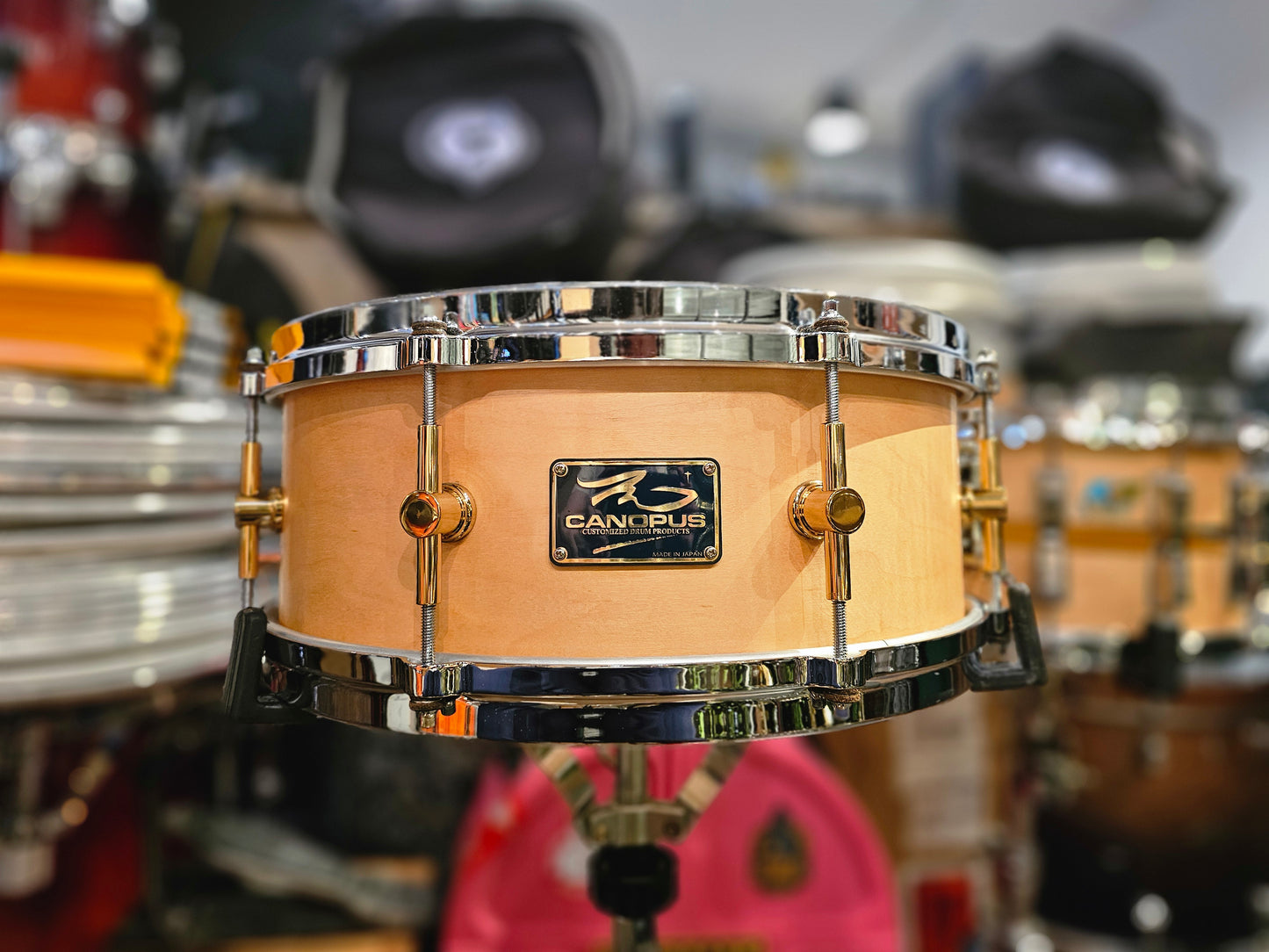 Canopus MO-1455 The Maple 14x5.5 snare drum