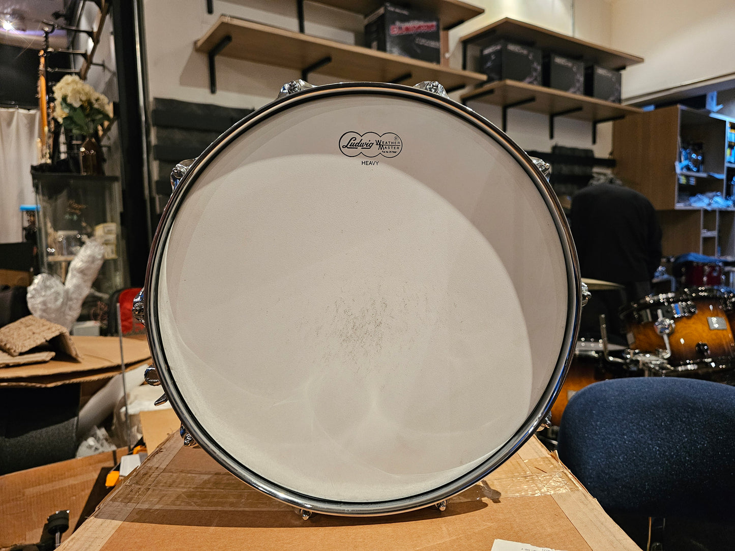 Ludwig LM402B Supraphonic 14x6.5 snare drum