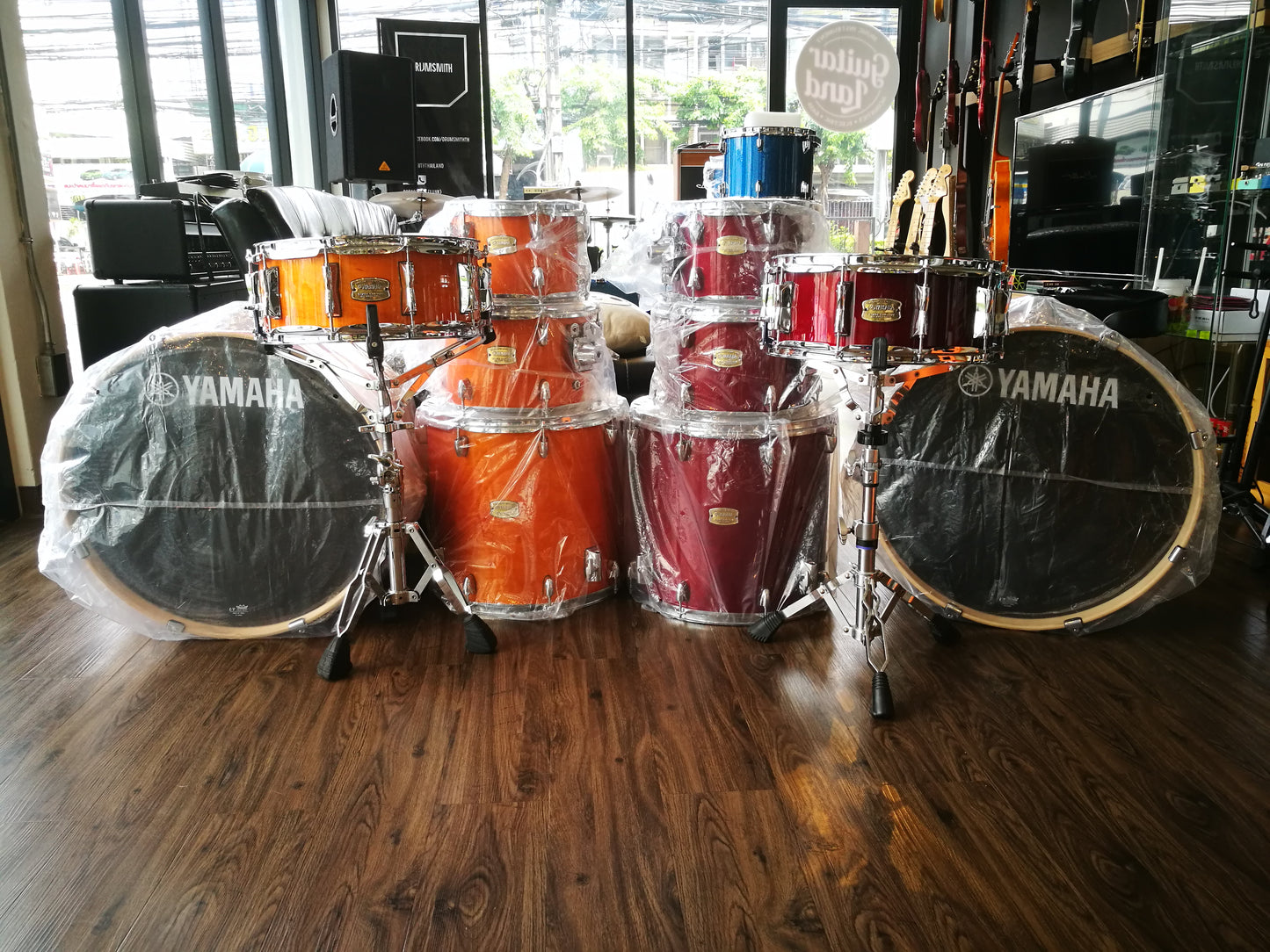 Yamaha Stage custom Birch 5 pieces drums set