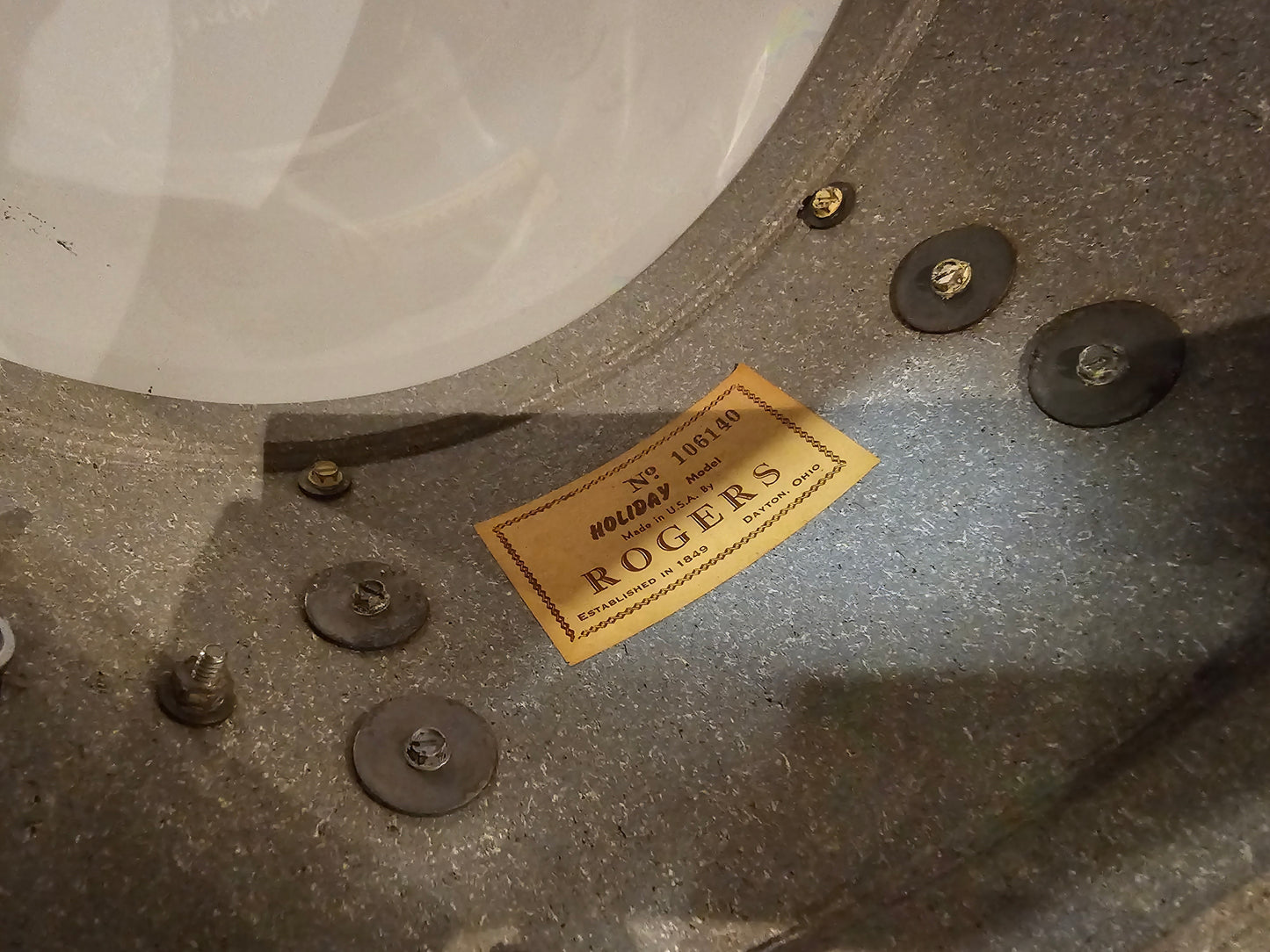 Rogers Holiday vintage 1968 WMP 3 pieces drums set