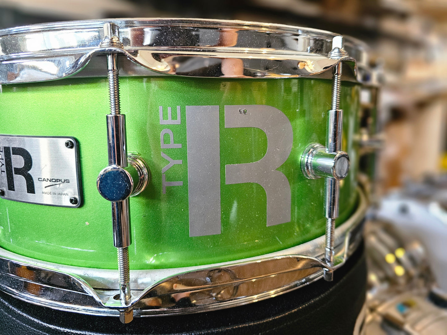 Canopus Type-R Maple 14×5.5 snare drum