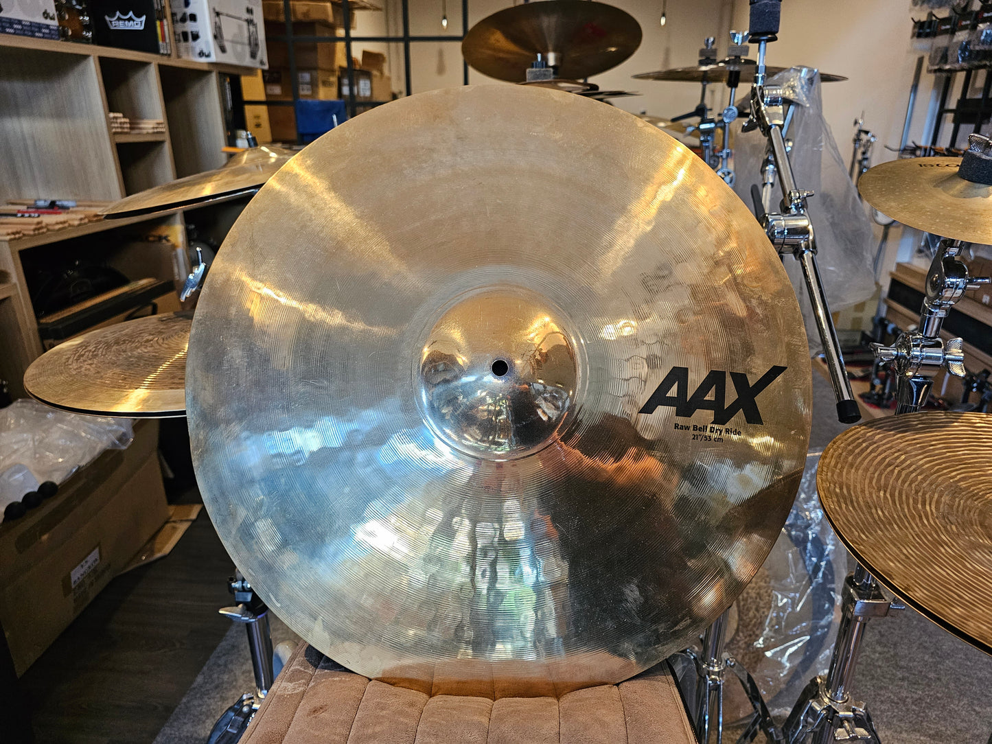 Sabian AAX raw bell dry ride 21"