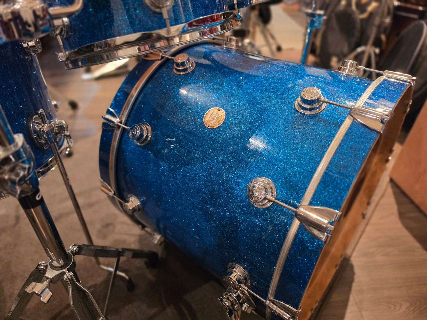 Dw Collectors Maple Blue glass 5 pcs. drums kit