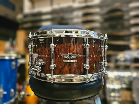 Tama Star Reserve Bubinga/Walnut w/Maple-rings 14x6.5 snare drum