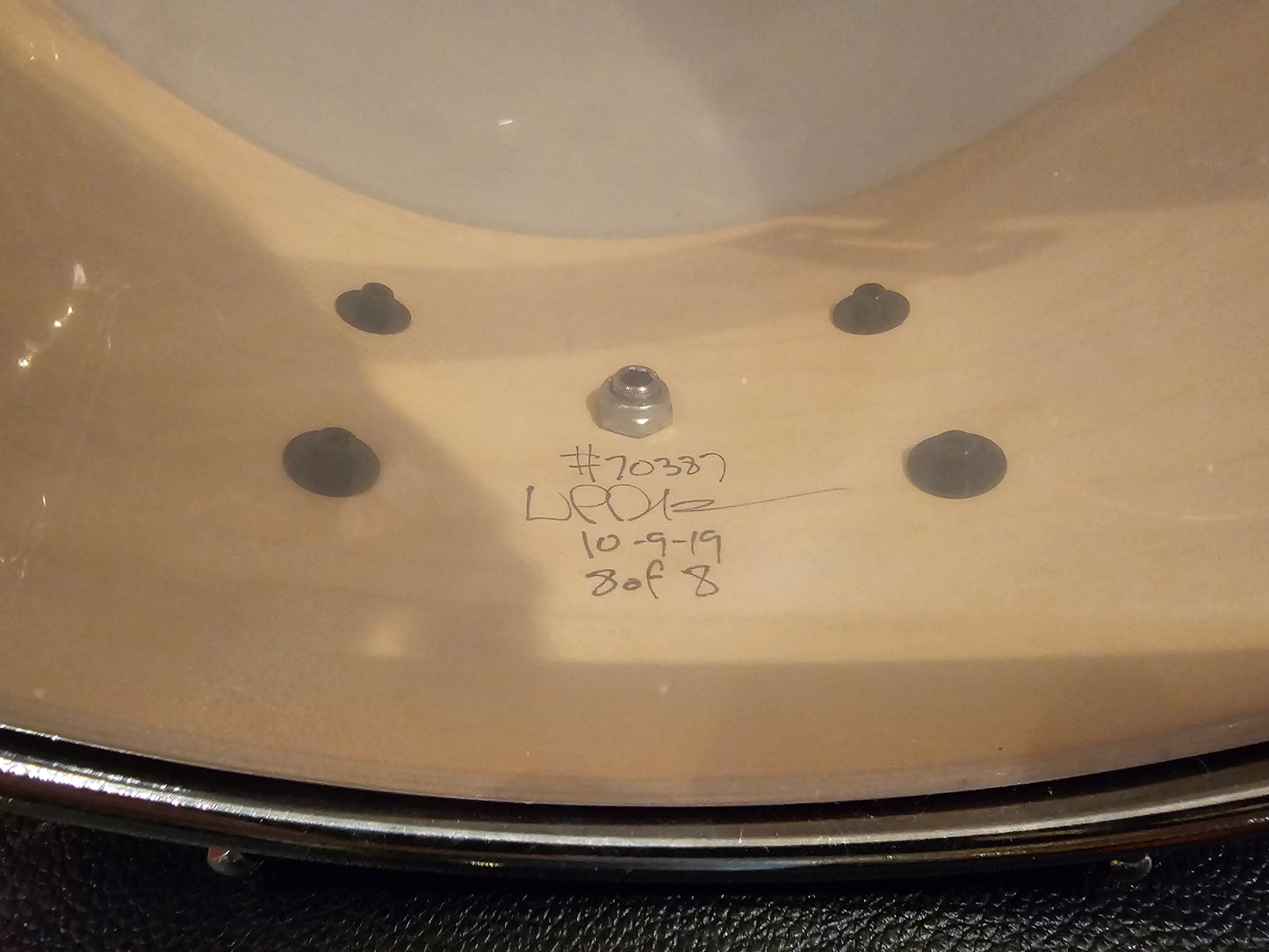 Pork Pie custom limited 8 of 8 Maple 14x6.5 snare drum